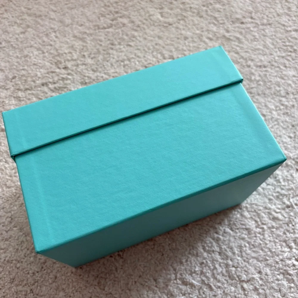 Tiffany & Co. Robin’s Egg Blue Gift Box with White Ribbon